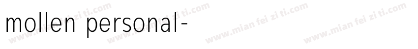 mollen personal字体转换